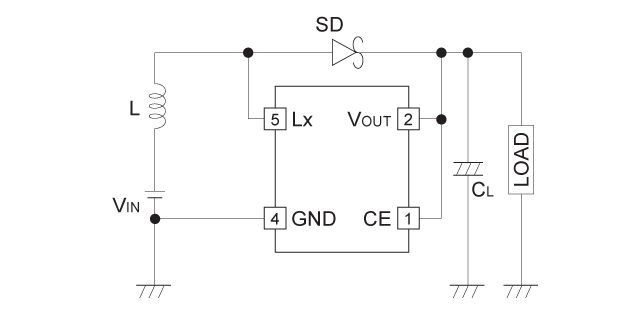 RN5RKxx1x 基本回路例