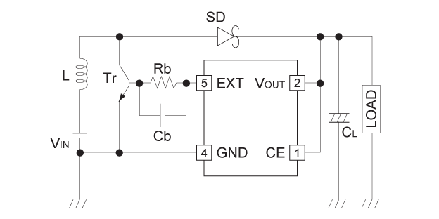 RN5RKxx2A 基本回路例