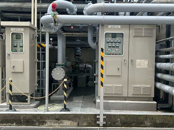 更新後の常温冷却水ポンプ盤