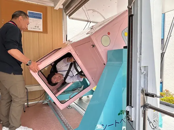 シートベルト体験