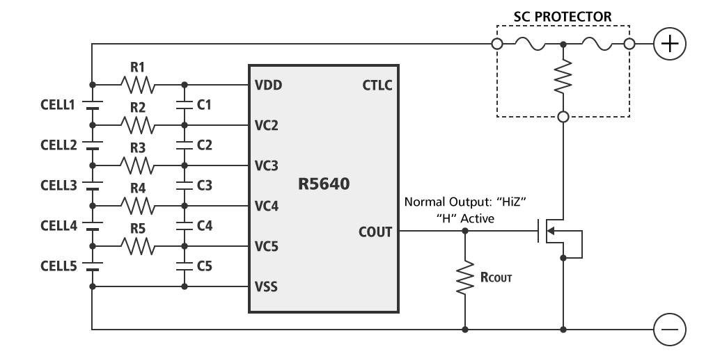 R5640シリーズ回路例