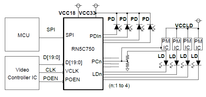 RN5C750/752接続回路例