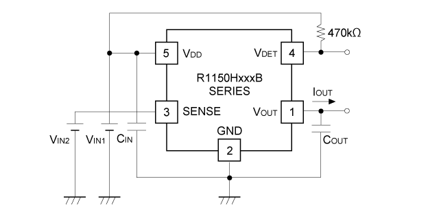 R1150HxxxB Typical Application