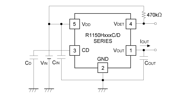 R1150HxxxC/D 基本回路例