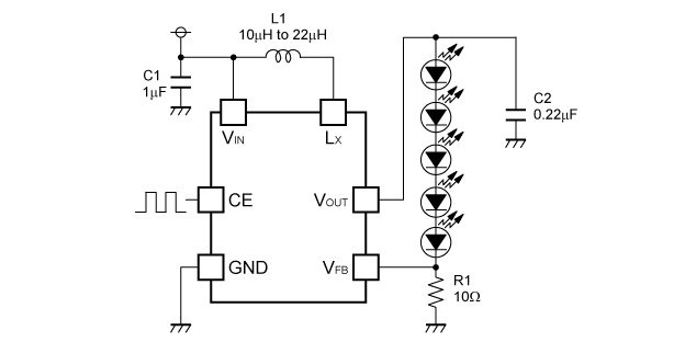 R1202xxxxD Typical Application