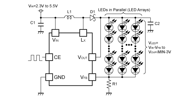 R1204xx1xA/D/G/H Typical Application