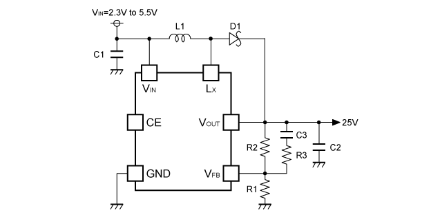 R1204xx1xB/C/E/F Typical Application