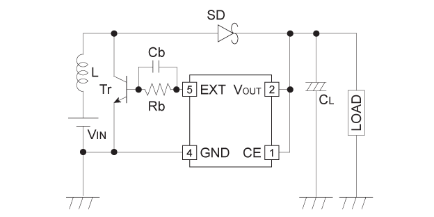 R1210Nxx2x 基本回路例