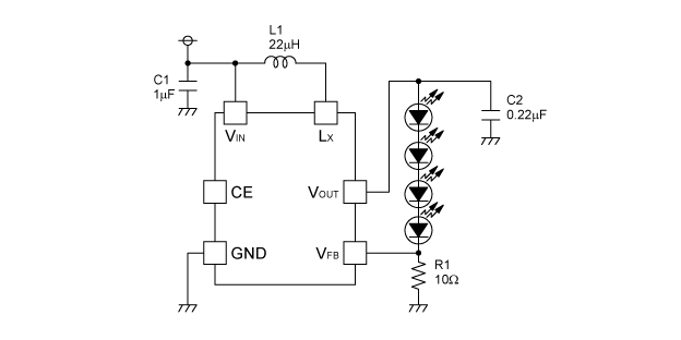 R1218N041A Typical Application