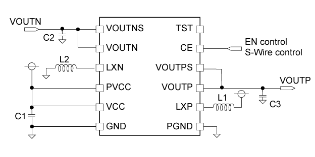 R1286KxxxA/C to N Typical Application