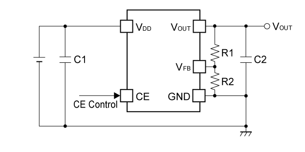 R1518x001C 基本回路例