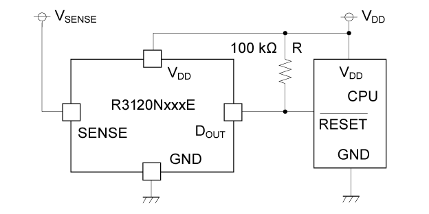 R3120NxxxE Typical Application