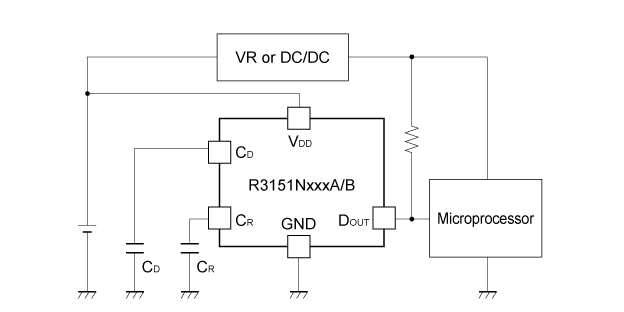 R3151NxxxA/B Typical Application