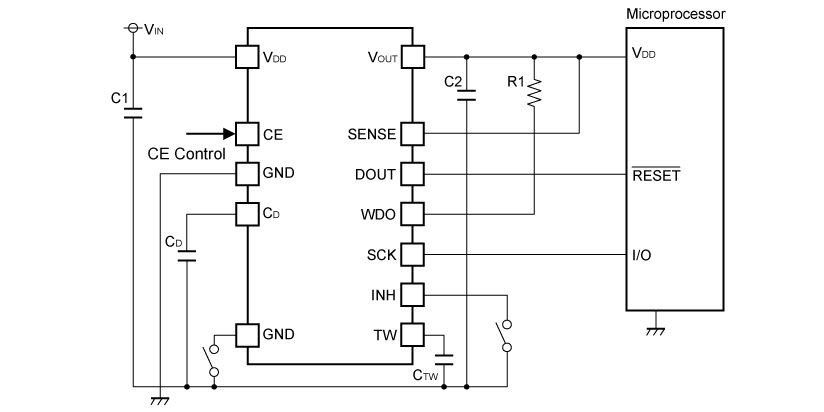 R5110Sxx2C/2D Typical Application