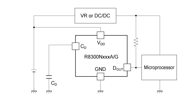 R8300NxxxA/G Typical Application