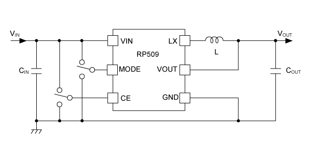 基本回路例 (出力電圧内部固定)